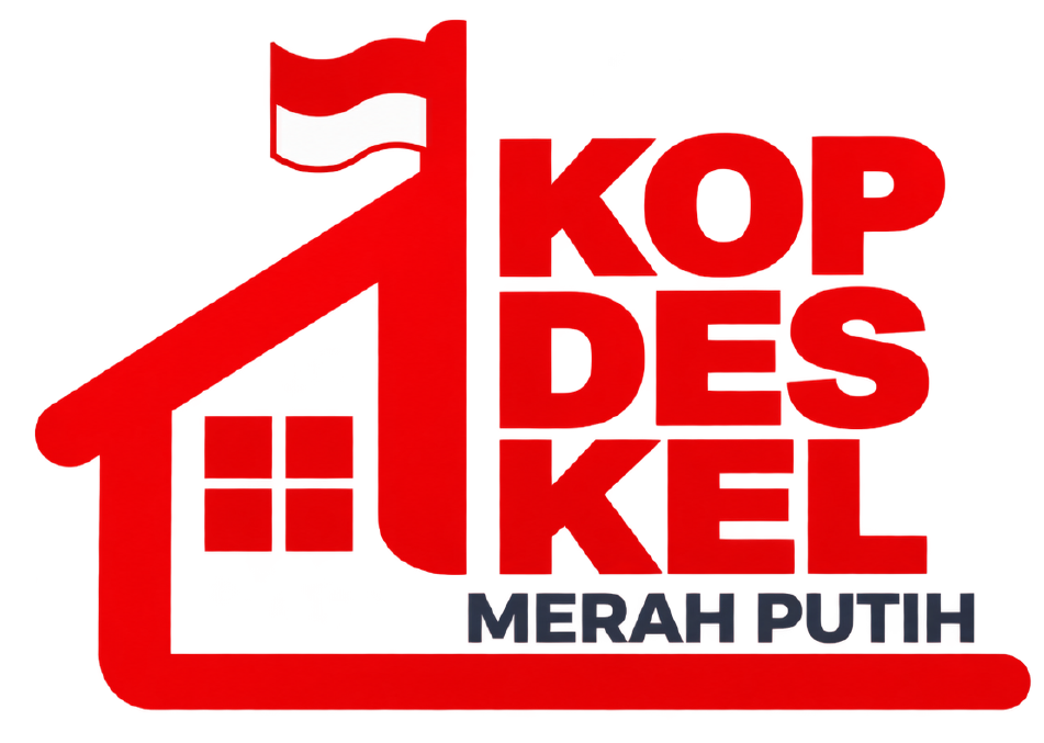 Logo KDKMP — Kop Des Kel Merah Putih